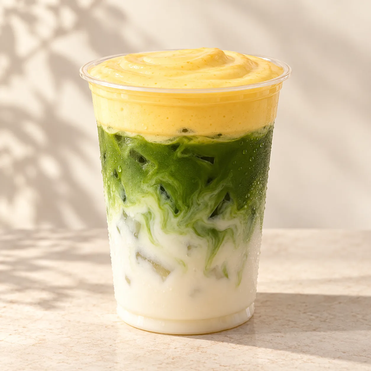 Ảnh minh họa Matcha latte kem trứng