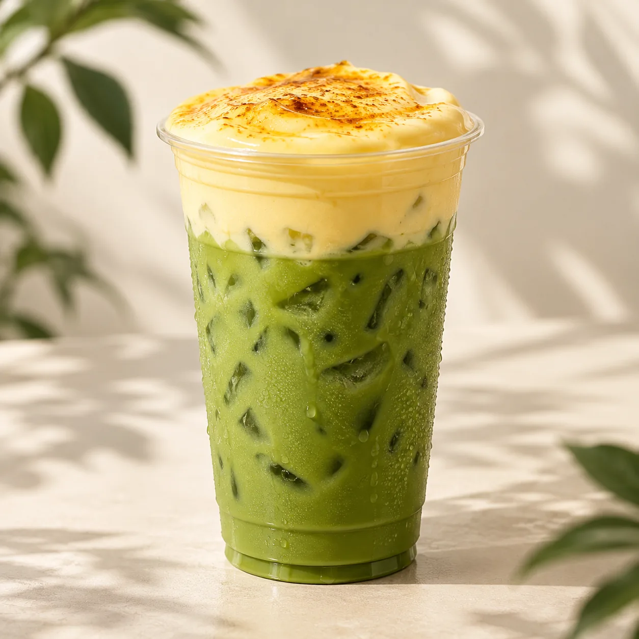 Ảnh minh họa Trà sữa thái xanh kem trứng